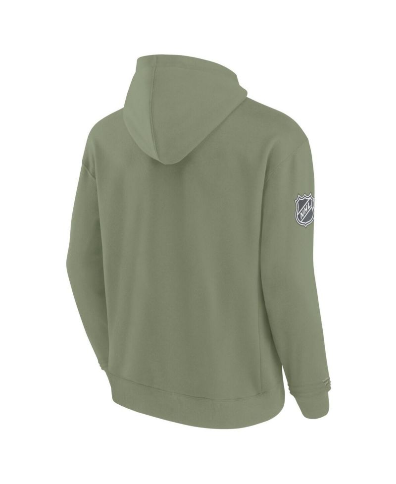 Men's Olive Dallas Stars Elements Pace Pullover Hoodie