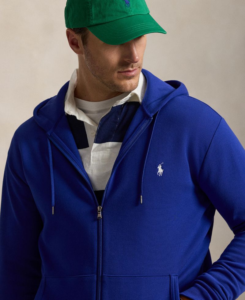 Men's Big & Tall Double-Knit Full-Zip Hoodie
