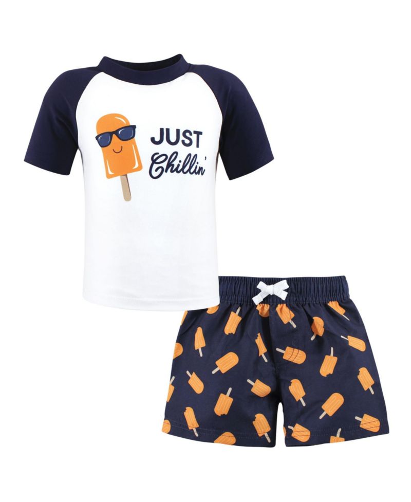 Swim Rashguard Set, Sea Characters