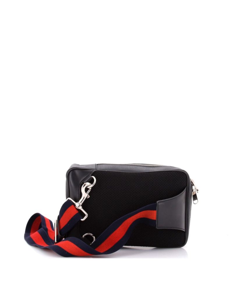 Small Soft Zip Sling Bag GG Coated Canvas