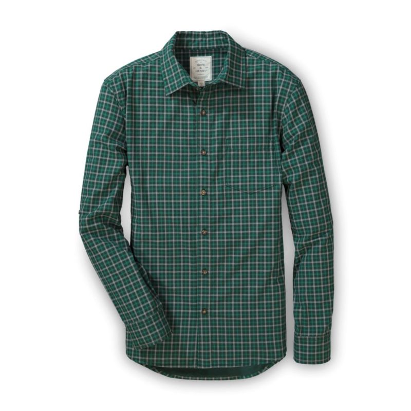 Men's Convertible Double Weave Button Down Shirt