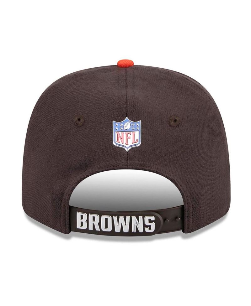 Men's Brown/Orange Cleveland Browns 2026 NFL Draft 9SEVENTY Adjustable Hat