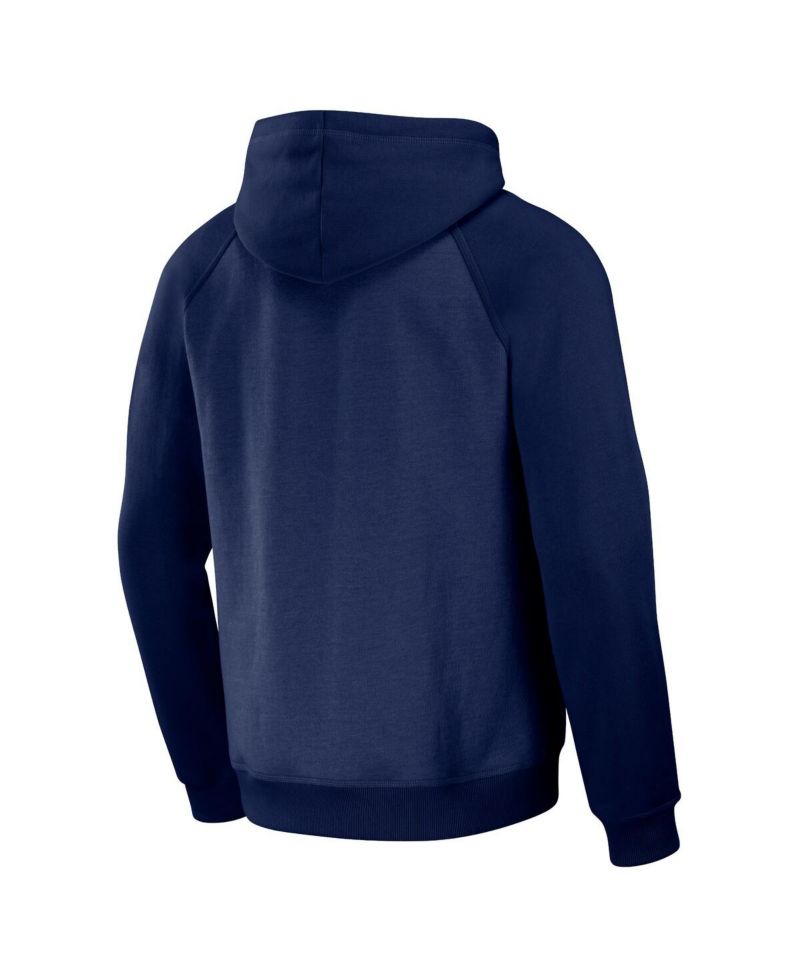 Men's NFL x Darius Rucker Collection by Navy Tennessee Titans Raglan Full-Zip Hoodie