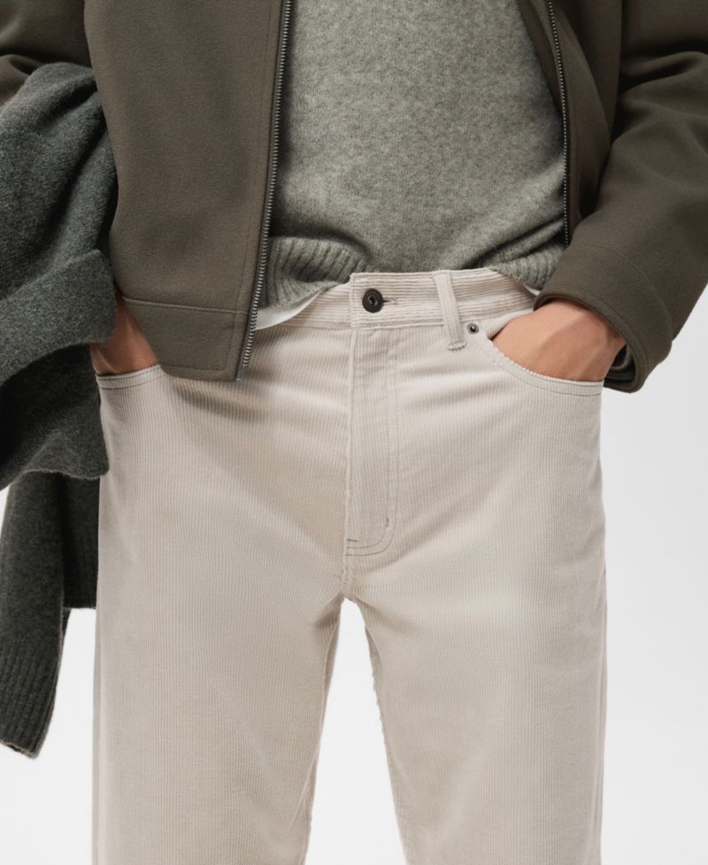 Men's Corduroy Regular-Fit Pants