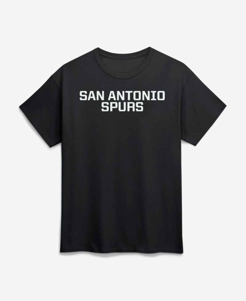 Men's Black San Antonio Spurs Wordmark T-Shirt