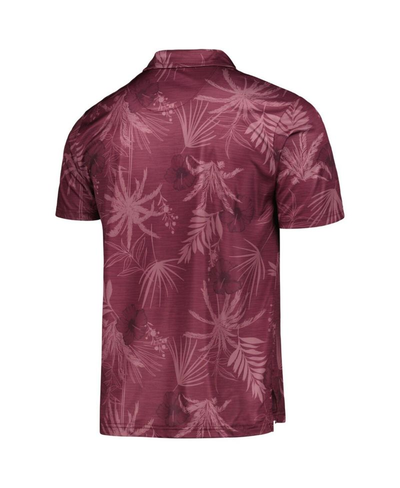 Men's Maroon Montana Grizzlies Palms Team Polo Shirt