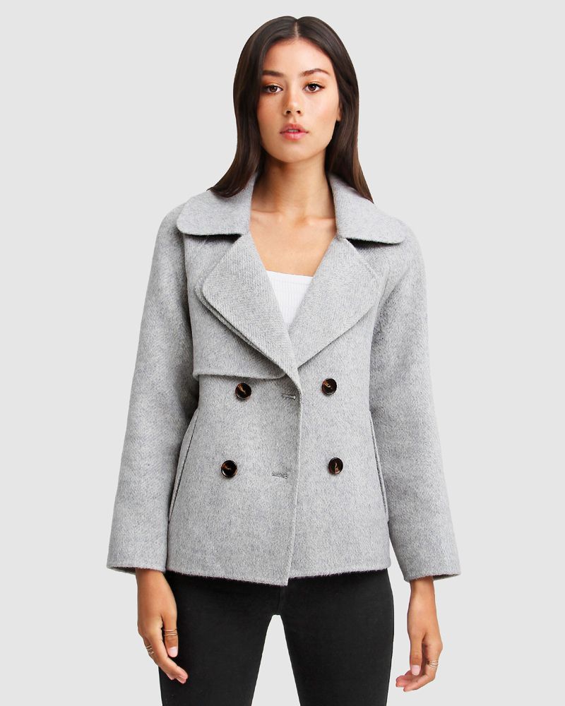 Women's I'm Yours Wool Blend Peacoat