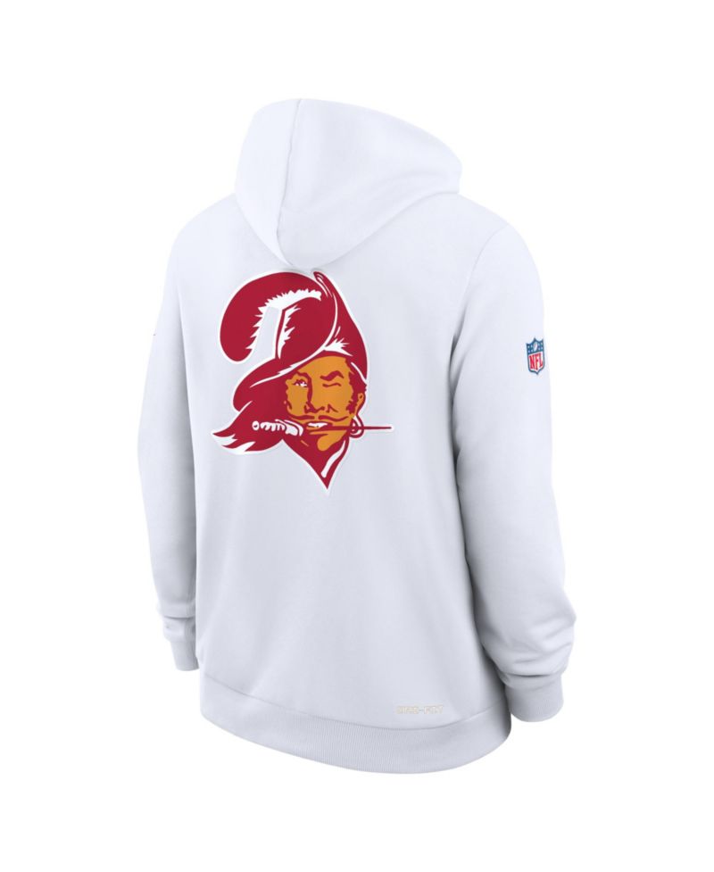 Men's White Tampa Bay Buccaneers Alt Sideline Standard Issue Dri-FIT Hoodie