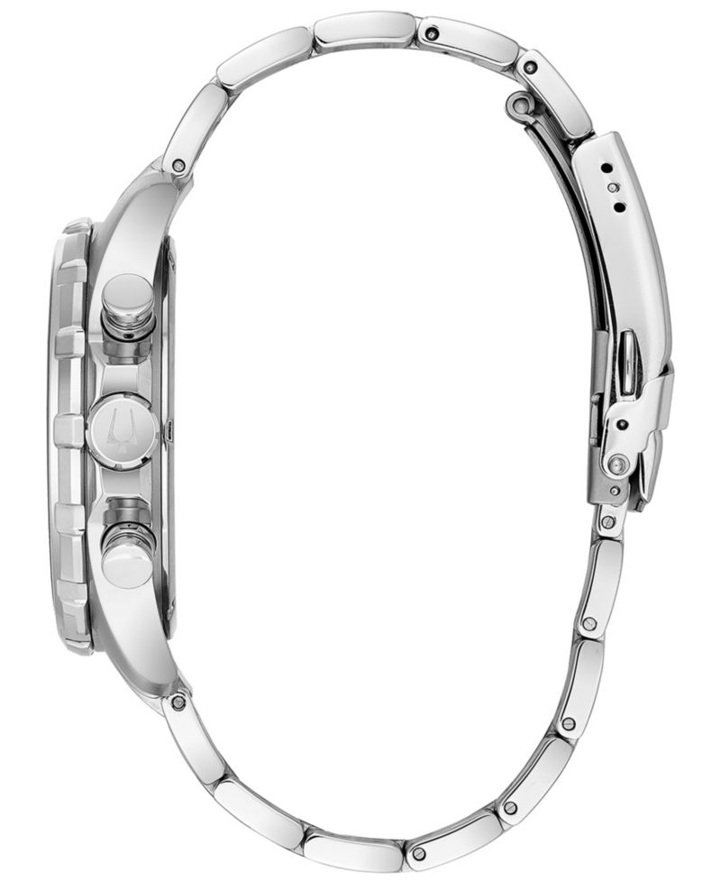 Men's Chronograph Marine Star Stainless Steel Bracelet Watch 43mm