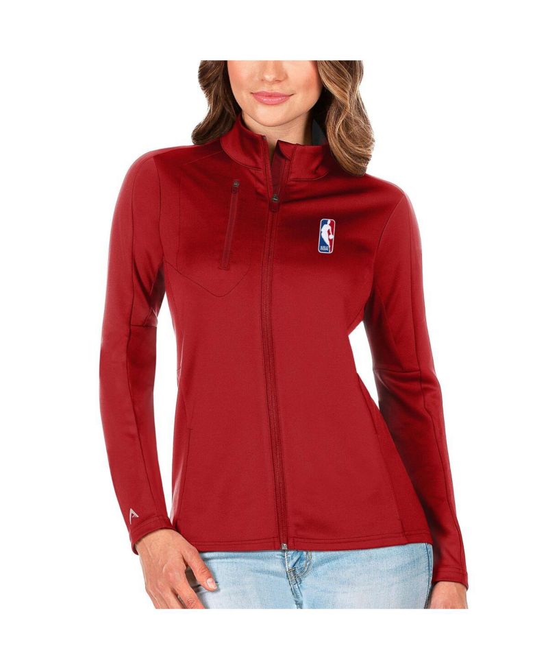 Women's Red NBA Logoman Generation Full-Zip Jacket