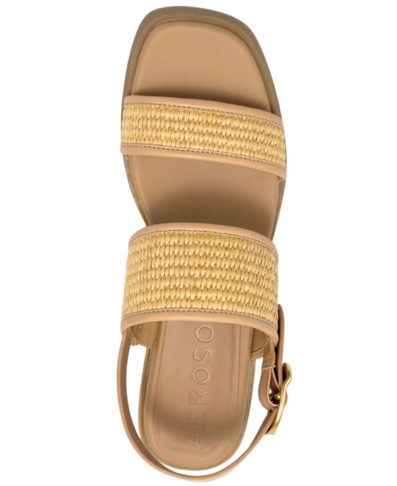 Women's Dove Low Heeled Square Toe Dress Sandals