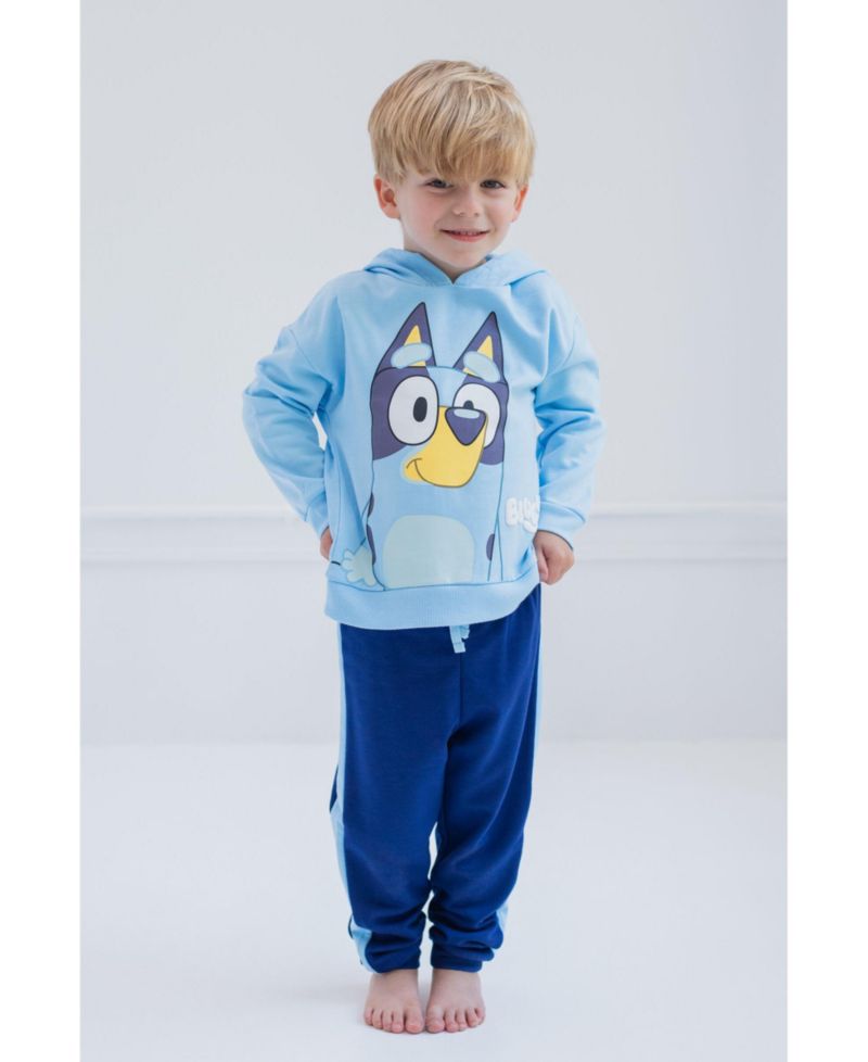 Boys Fleece Hoodie and Pants Outfit Set to