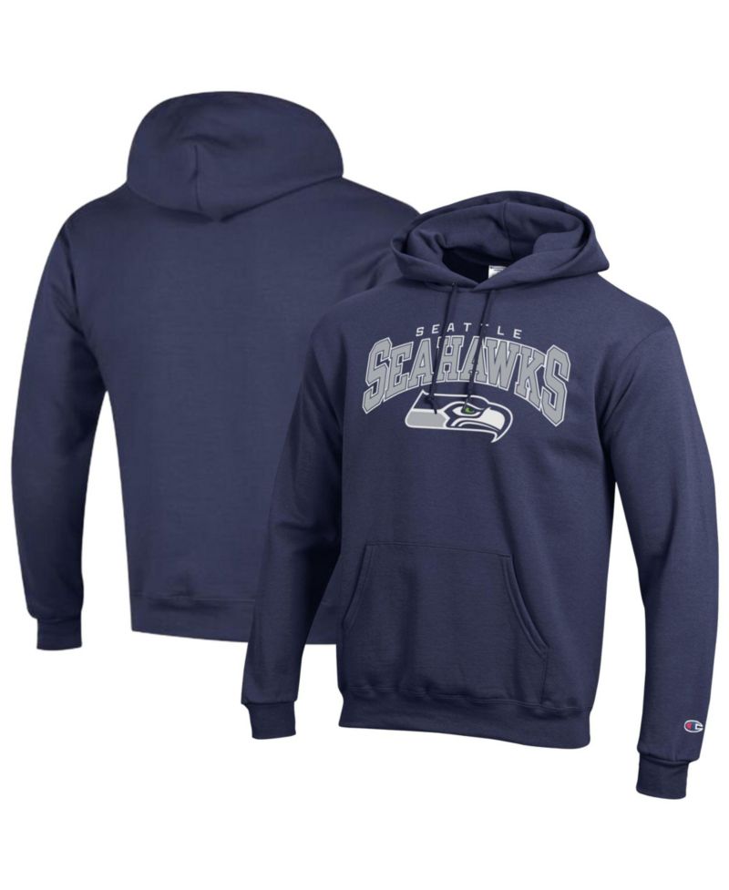 Men's Seattle Seahawks Arch Logo Fleece Midweight Hoodie