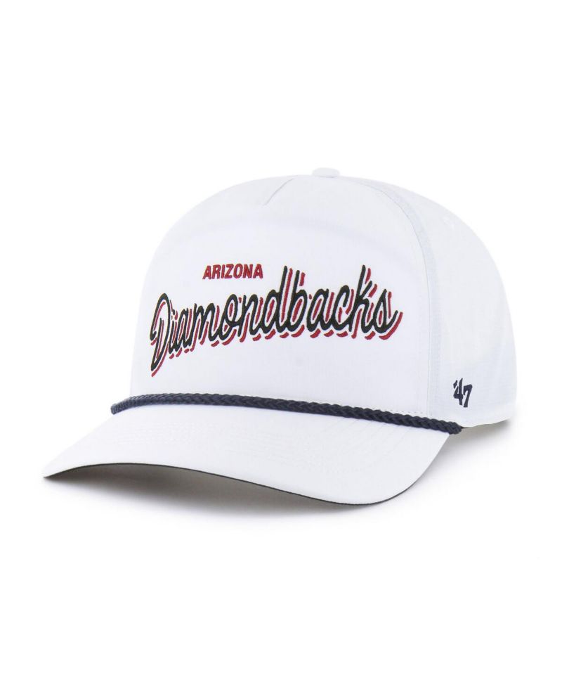 Men's White Arizona Diamondbacks Brrr Fairway Hitch Adjustable Hat