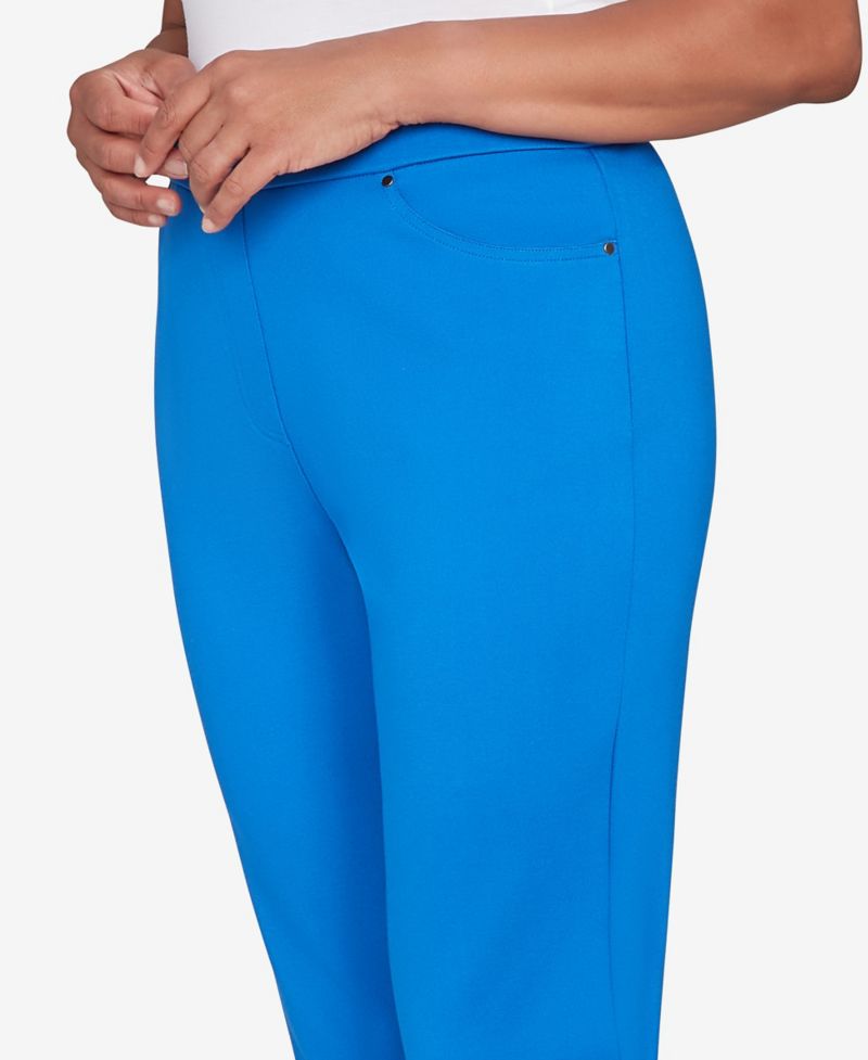 Petite Barcelona Stretch Ponte Knit Short Length Pants