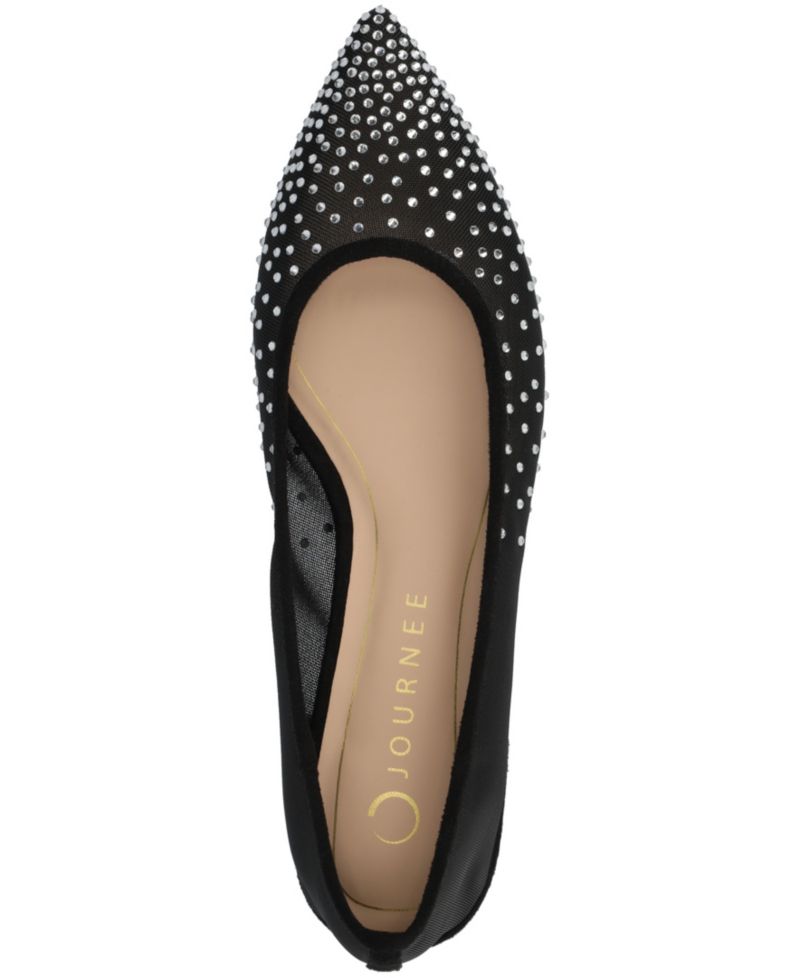 Women's Gracelynn Embellished Mesh Ballet Flats