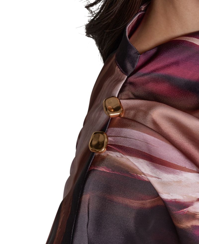 Women's High-Neck Asymmetrical Sleeveless Blouse