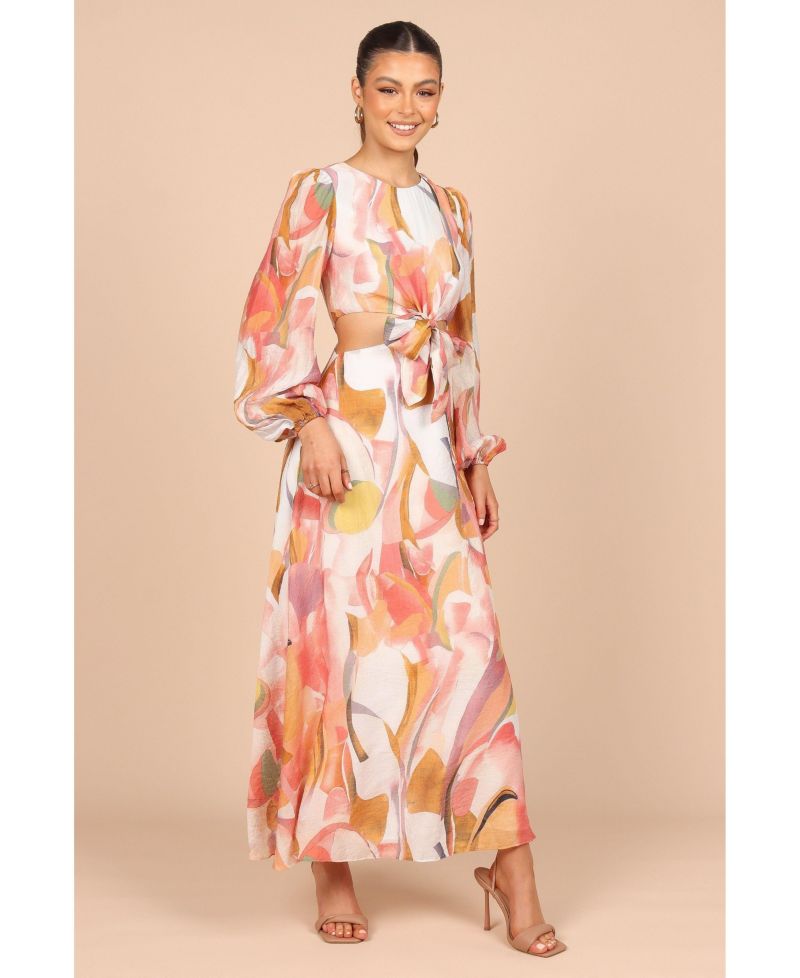 Women's Laquin Long Sleeve Maxi Dress