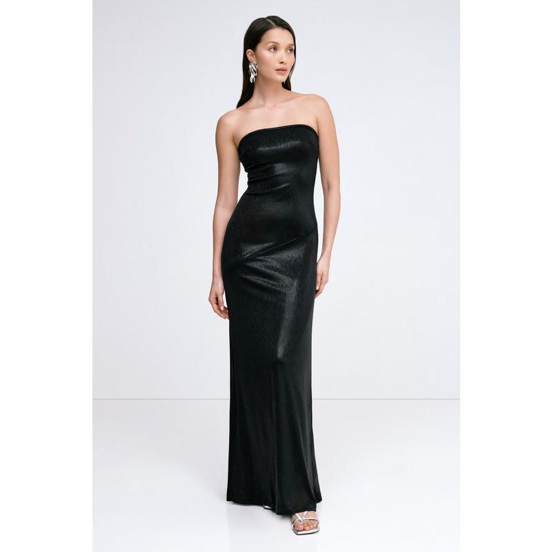 Women's Ciel Strapless Shiny Jersey Fitted Floor-Length Gown