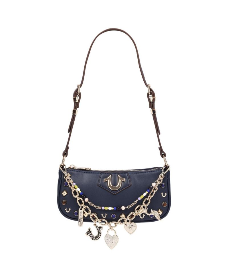 Chain and Studs Shoulder Bag