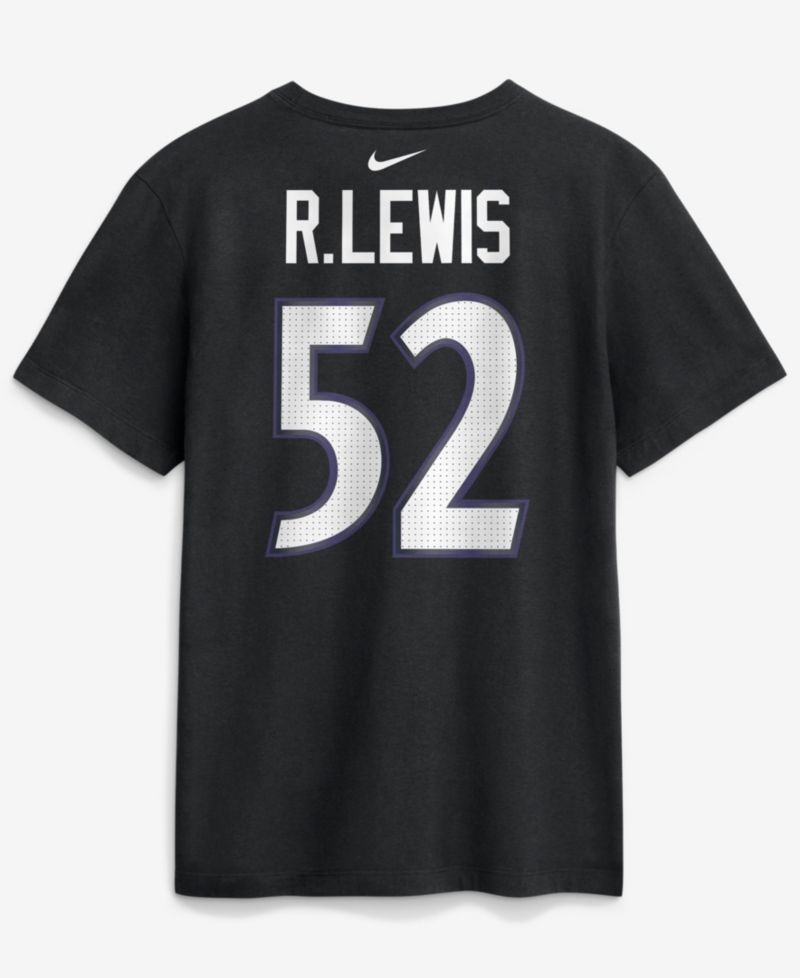 Men's Baltimore Ravens Ray Lewis Retired Name & Number T-Shirt
