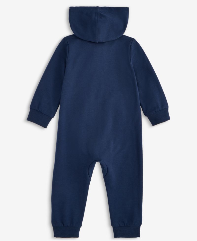Baby Boys' Hooded Long-Sleeve Coverall