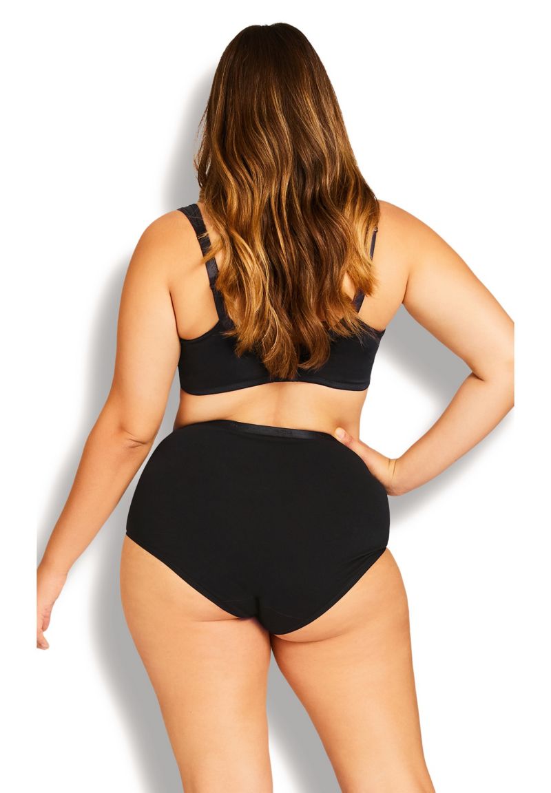 Women's Full-Cut Cotton Spandex Brief 3-Pack