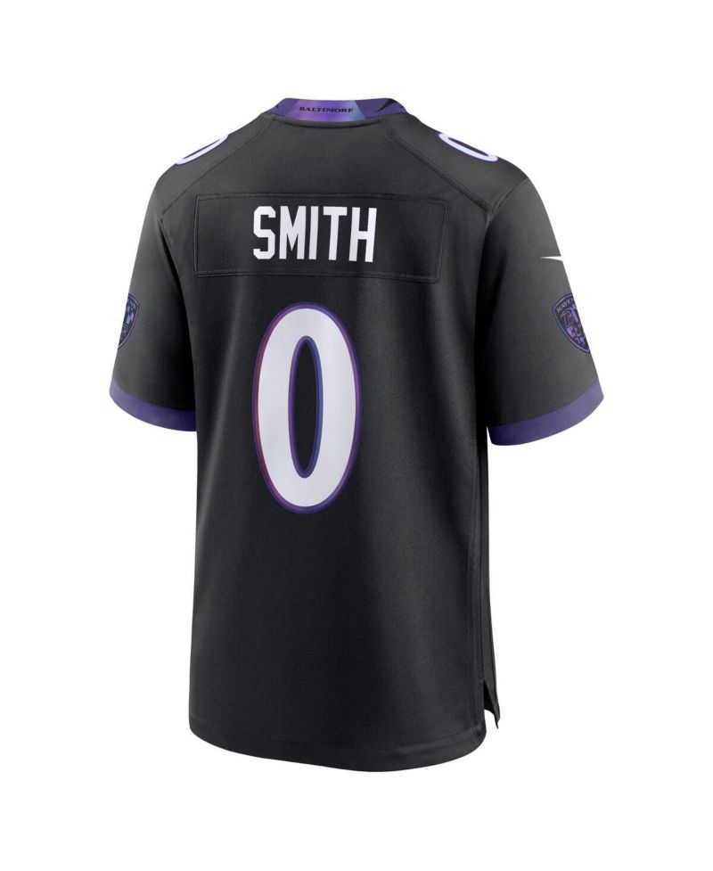 Men's Roquan Smith Black Baltimore Ravens Alternate Game Jersey