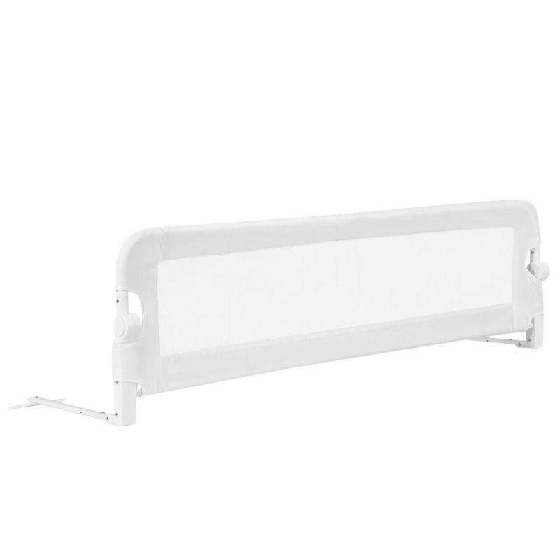 Extra Long Foldable Bed Guard Rail for Children, Easy to Install and Store
