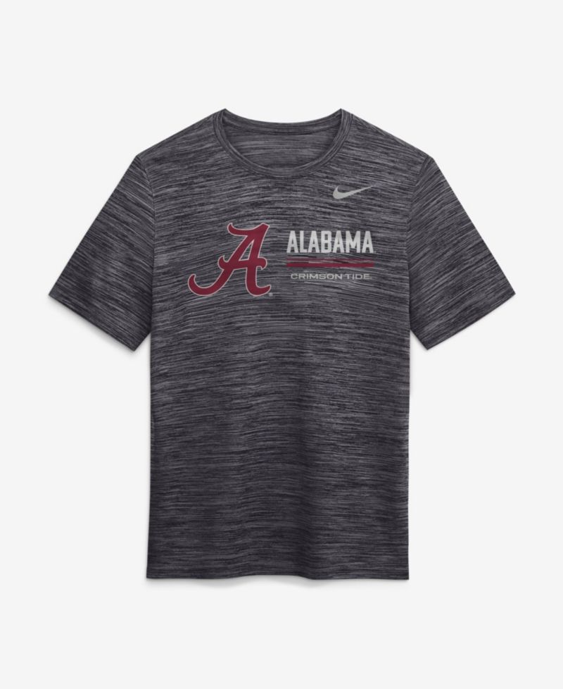 Men's Anthracite Alabama Crimson Tide Sideline Velocity Dri-FIT T-Shirt
