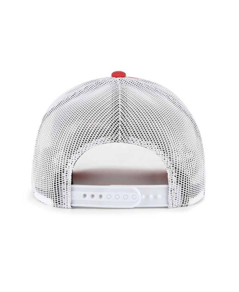 Men's Red Cincinnati Reds Beachside Adjustable Trucker Hat