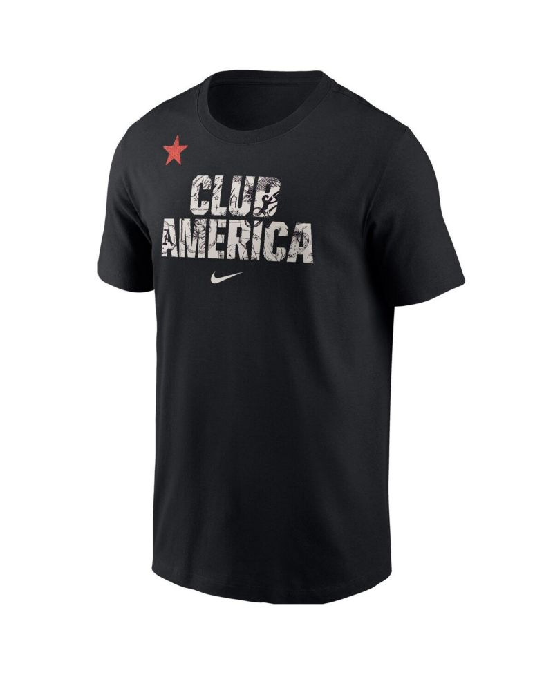Men's Black Club America CA x CA T-Shirt