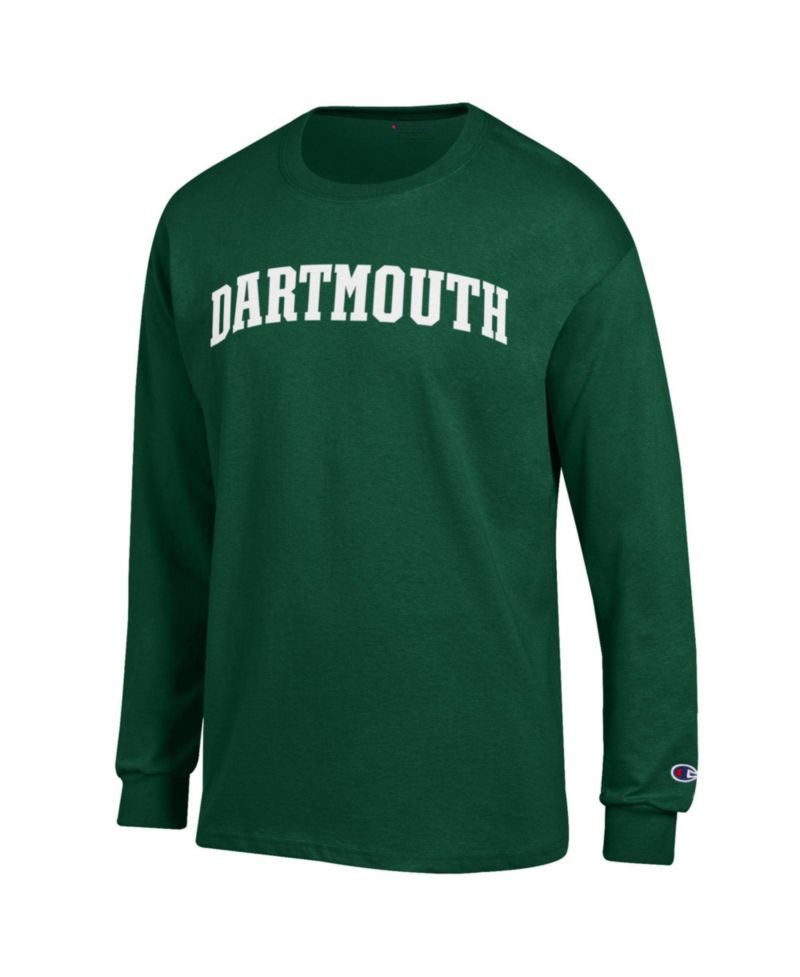Men's Green Dartmouth Big Green Basic Arch Long Sleeve T-Shirt