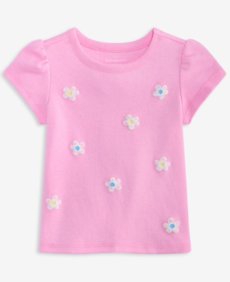 Baby Girls' 3M-24M Mix and Match Multi-Flowers T-Shirt