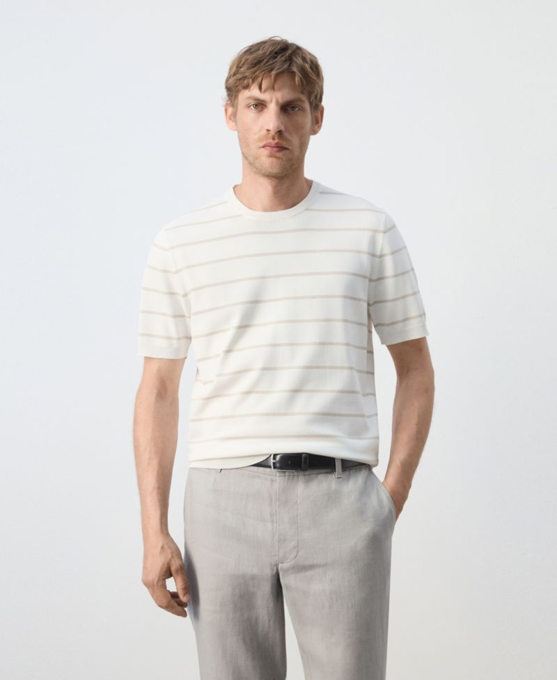 Men's Striped Jersey T-Shirt