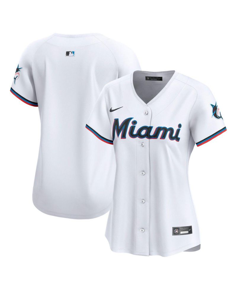 Women's White Miami Marlins Home Limited Jersey
