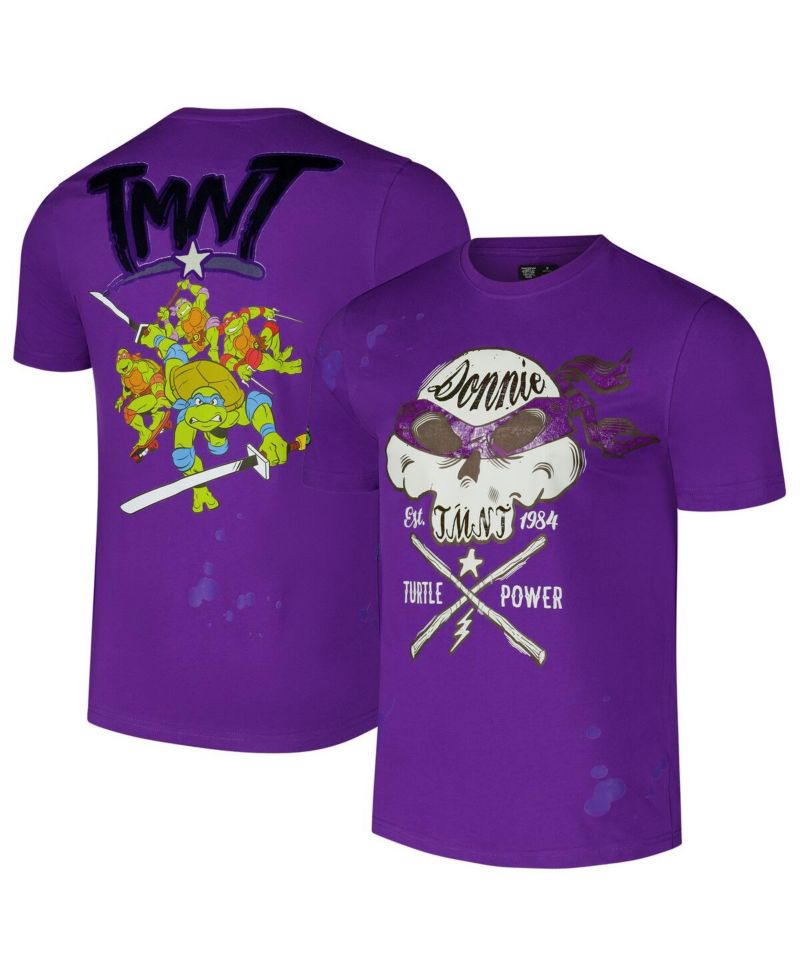 Men's Purple Teenage Mutant Ninja Turtles Turtle Power T-Shirt