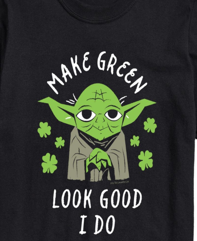 Men's Star Wars Make Green Look Good Yoda Short-Sleeve Graphic T-Shirt