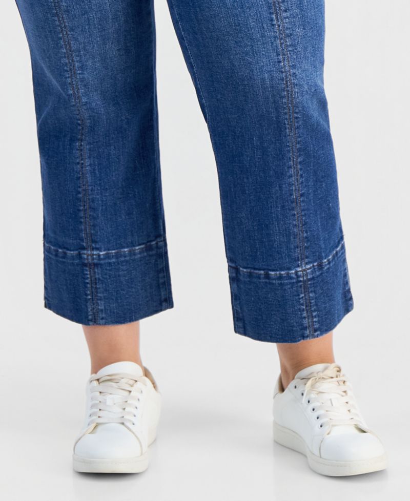 Trendy Plus Size Kick-Flare Jeans