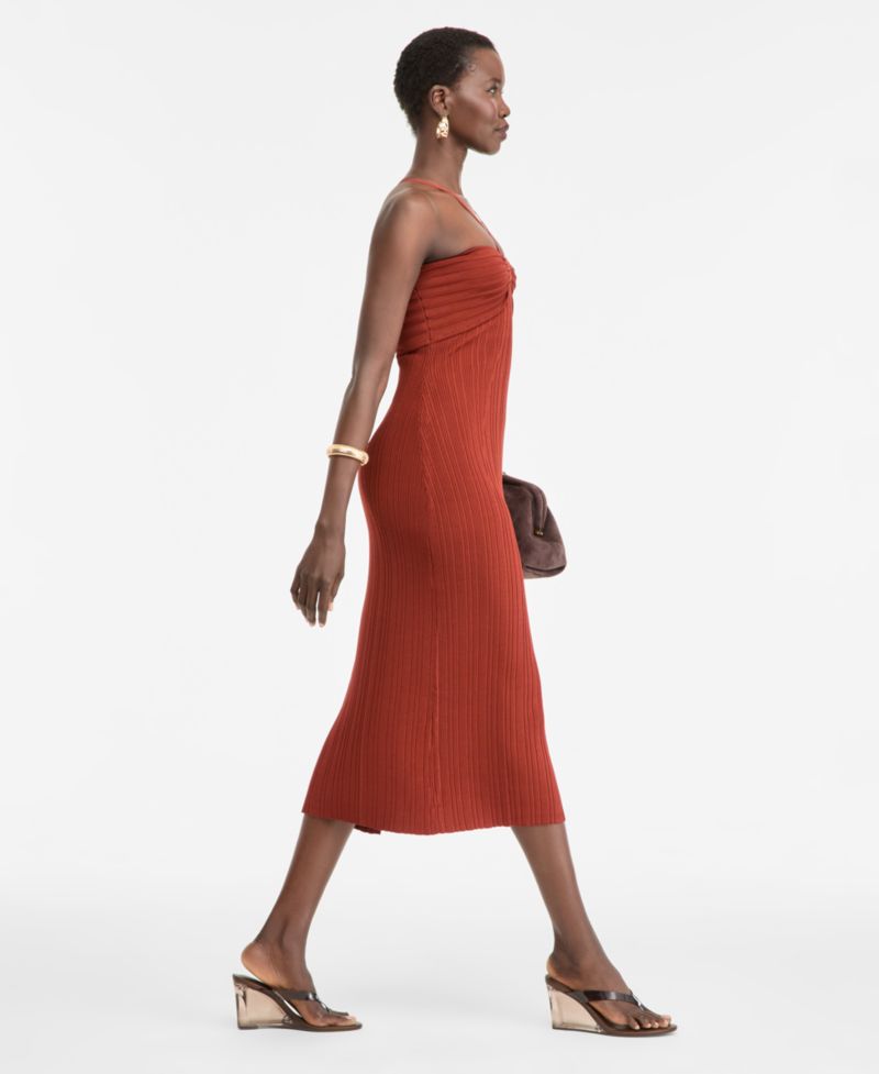 Women's Halter Sweater Dress