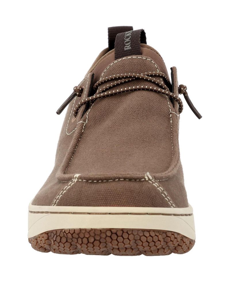 Men's Dry-Strike SRX Outdoor Round-Toe Canvas Boat Shoes