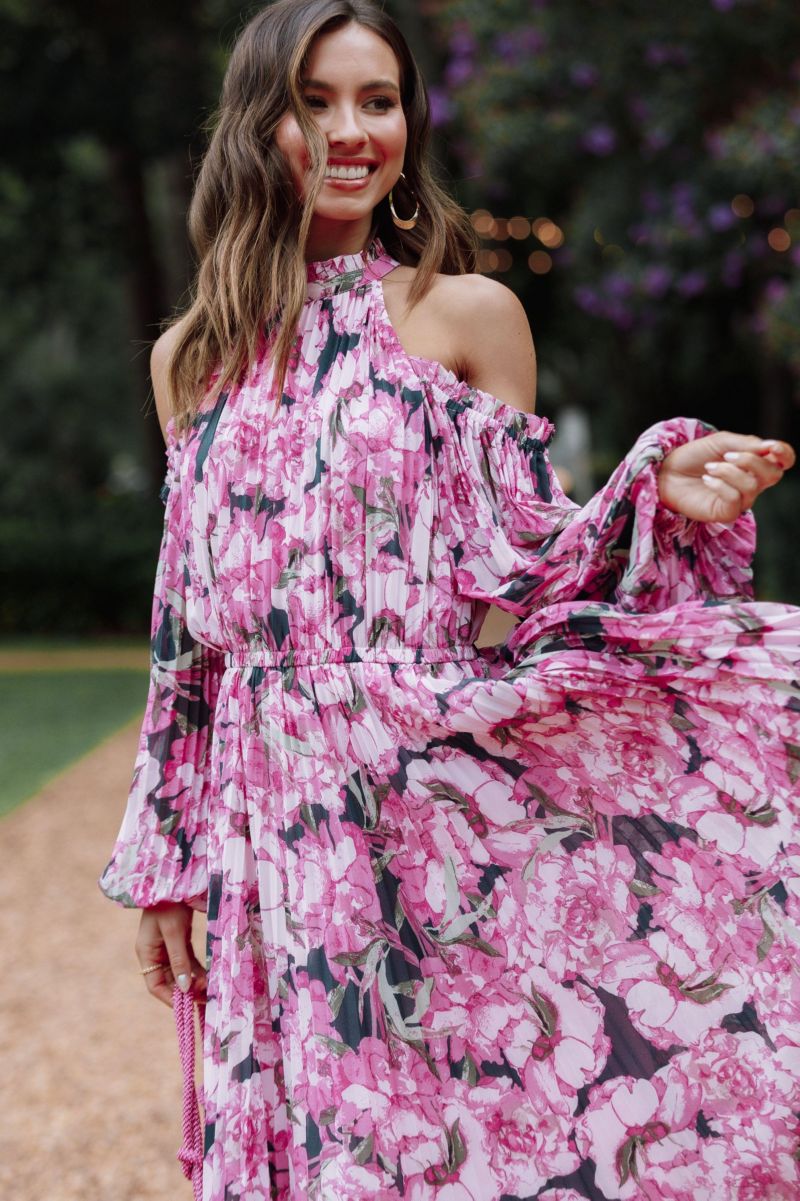 Women's Hilary Pleated Maxi Dress