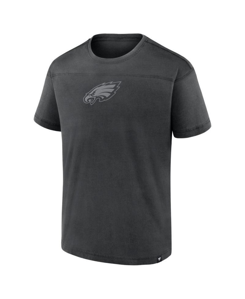 Men's Black Philadelphia Eagles Mini Tonal T-Shirt