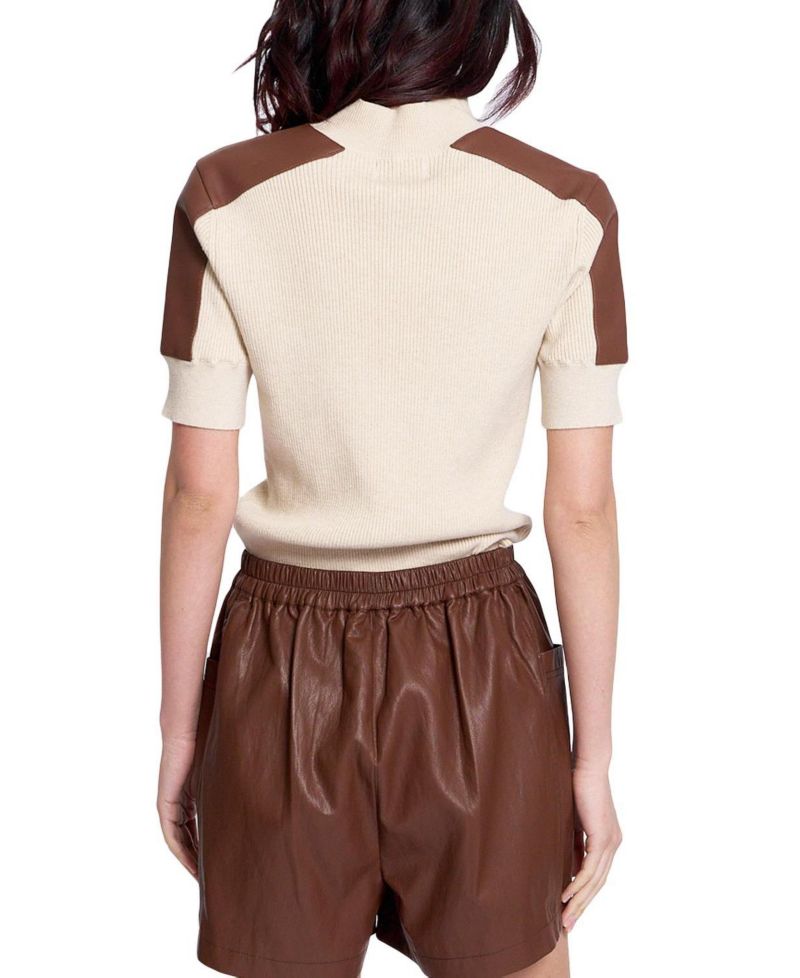 Women's Vesper Trim Ribbed Half Sleeve