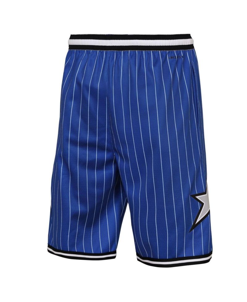 Big Boys and Girls Royal Orlando Magic Icon Edition Swingman Shorts