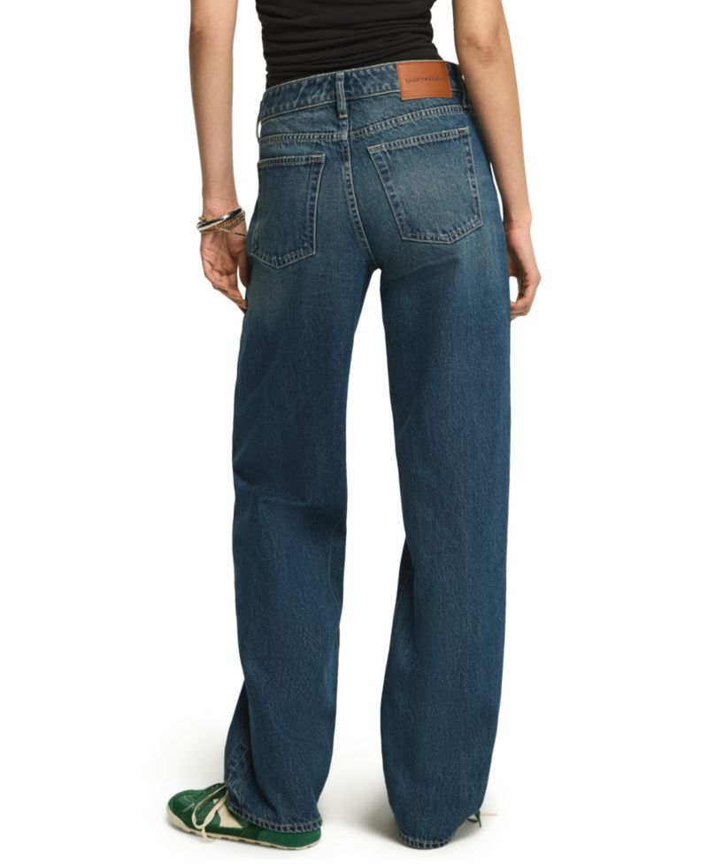 Women's The Baggy Low-Rise Wide-Leg Jeans