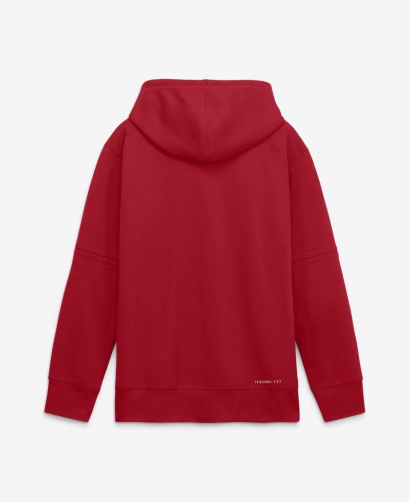 Men's Red Cincinnati Reds Authentic Collection Therma-FIT Hoodie