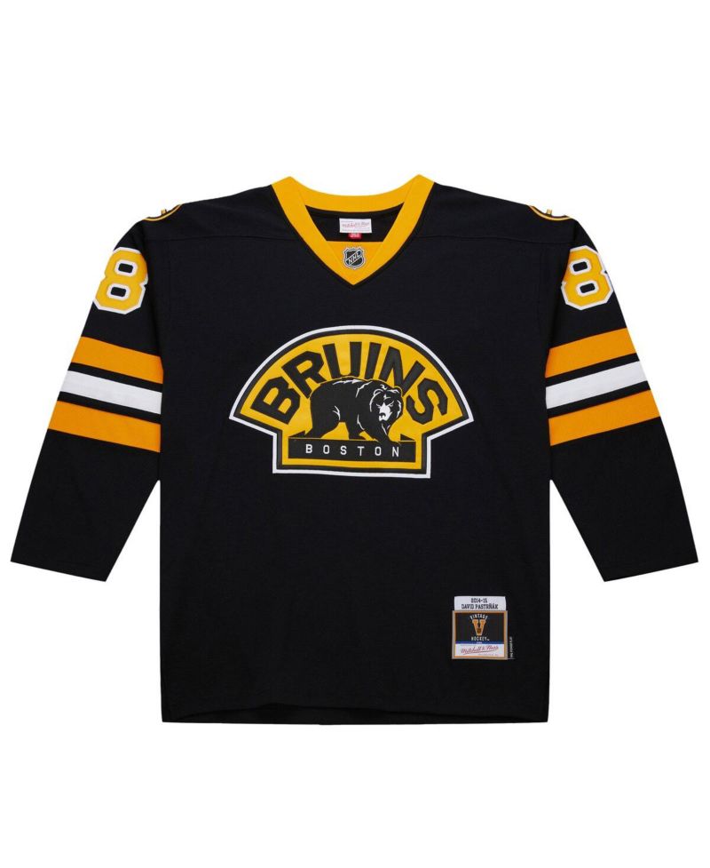 Men's David Pastrnak Black Boston Bruins 2014-15 Power Play Jersey