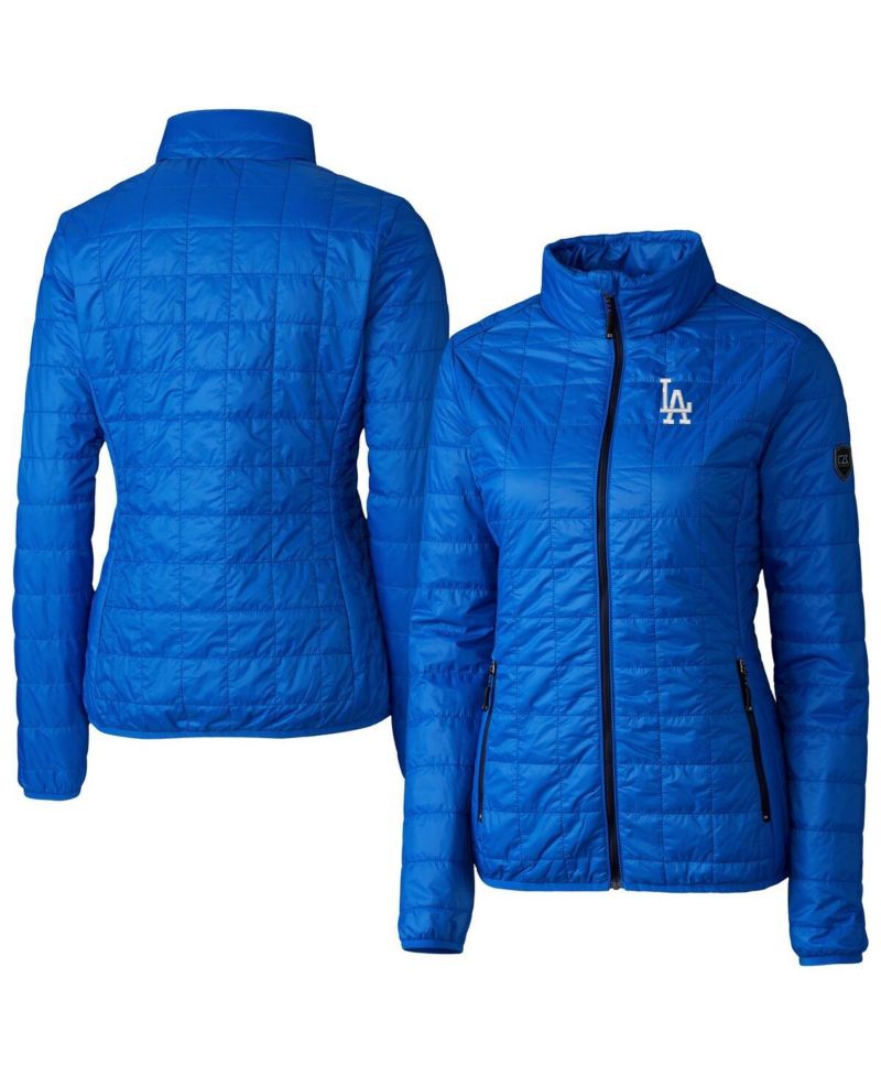 Women's Royal Los Angeles Dodgers Rainier PrimaLoft Eco Insulated Full-Zip Puffer Jacket