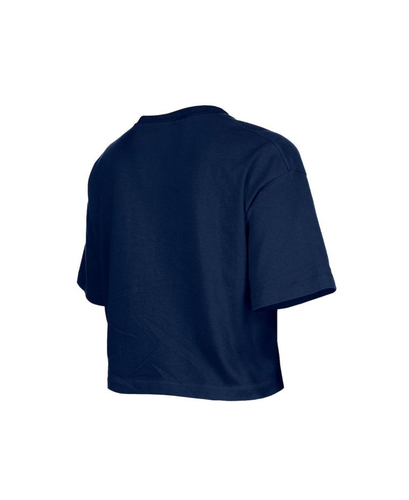 Girl's Navy Dallas Cowboys Flip Sequin Boxy T-Shirt